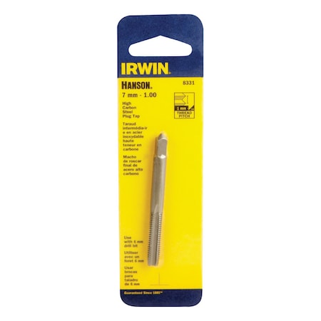 Irwin Irwin Hanson High Carbon Steel Metric Plug Tap 7 - 1.00 mm 1 pc 8331